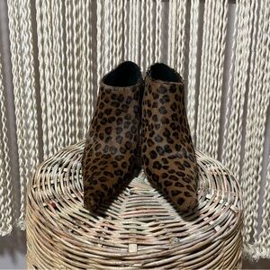 Charles David calf hair booties